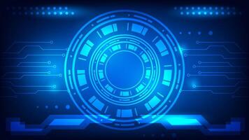 HUD Abstract Tech Background Futuristic Circuit Board Design Abstract mesh line, Blue Abstract Tech vector