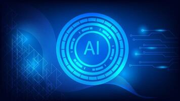 Abstract Tech Background Futuristic Circuit Board Design Abstract mesh line, Blue Abstract Tech Background vector