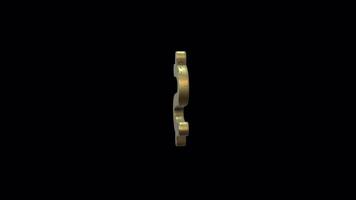 3D Dollar Sign Loop - Finance and Business Background video