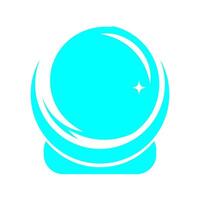 glowing astronaut illustration design vector