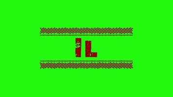 failed design in red with several movement animations video