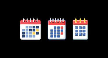 Basic Calendar Date Icon vector