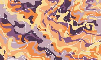 Abstract fluid shape background with smooth curves and vibrant gradient colors. Modern and dynamic design. vector