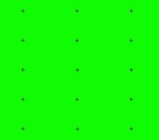 green screen background VFX motion tracking markers. Abstract concept footage replacement tracking markers element. vector