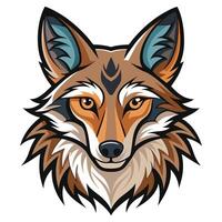 Coyote Head Artwork Available on EPS File vector
