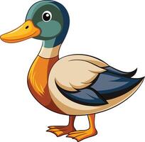 Graceful Duck Design Available on EPS File vector