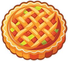 Apple Pie Delight Available on EPS File vector