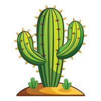 Bold Cactus Art Available on EPS File vector