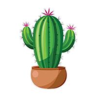 Stylized Cactus Available on EPS File vector