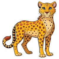 Spotted Cheetah Art Available on EPS File vector