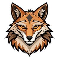 Coyote Head Art Available on EPS File vector