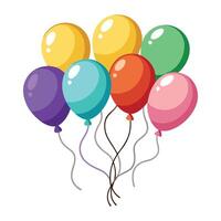Set of Balloons Available on EPS File vector