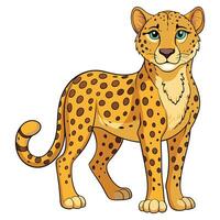 Fast and Powerful Cheetah Available on EPS File vector