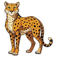 Cheetah Power and Speed Available on EPS File vector