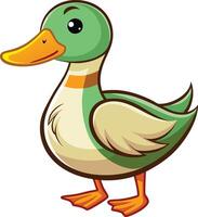 Simple Duck Design Available on EPS File vector