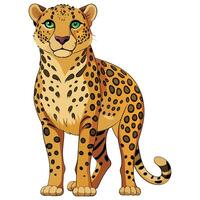 Fast Cheetah Available on EPS File vector