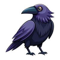 Graceful Crow in Mid-flight Available on EPS File vector