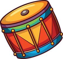 Vintage Snare Drum Available on EPS File vector