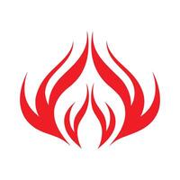 Stylized Fire and Wings Logo Design vector
