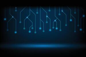 abstract cyber security circuit digital lines technological background vector