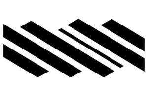 A Seamless Black and White Chevron Pattern Design vector
