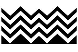 Seamless Black and White Chevron Pattern Design vector