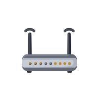 A router icon on a white background vector