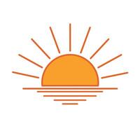 Sunset Symbolizing the Time for Iftar Breaking the Fast vector