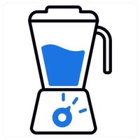 Blender icon in blue color vector