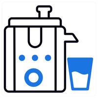 Juicer icon in blue color vector