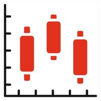 Intervals icon in red color vector