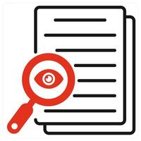 Transparency icon in red color vector
