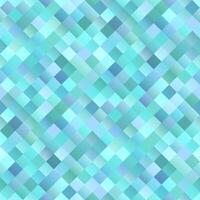 A gradient light blue seamless pattern background with diagonal squares vector