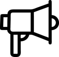Loudspeaker Loudhailer Symbol Series vector