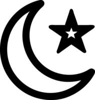 Lunar and Stellar Icon Design vector
