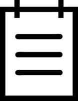 Lined Paper Notepad Icon Designs vector