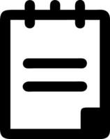 Notepad Icon design vector