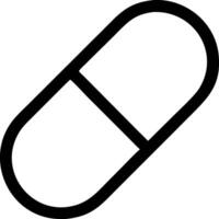 Basic Pill Symbol Collection vector
