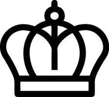 Golden Royal Crown Icon Collection vector