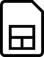 Unique SIM Card Emblem Pack vector