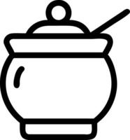 Simple Sugar Bowl Emblem Set vector