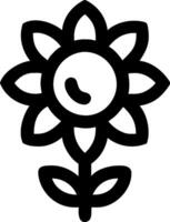 Whimsical Sunflower Icon Collection vector