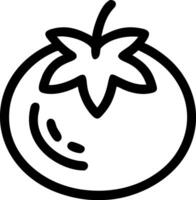 Minimalist Tomato Symbol Set vector