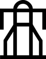 Minimalist Versatile Tower Symbol Set vector