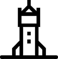 Modern Versatile Tower Icon Collection vector