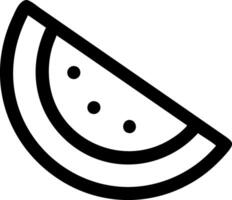 Minimalist Watermelon Symbol Set vector
