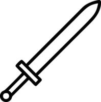 Simple Sword Icon Collection vector