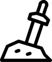 Unique Sword in Stone Icon Designs vector