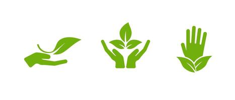 Leaf and cross icon symbolizing health, sustainability, and nature. vector