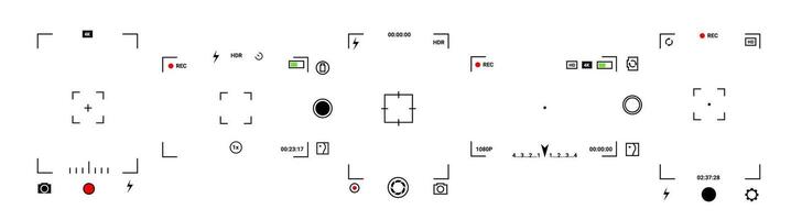 Photo and app with smart settings and easy controls. vector